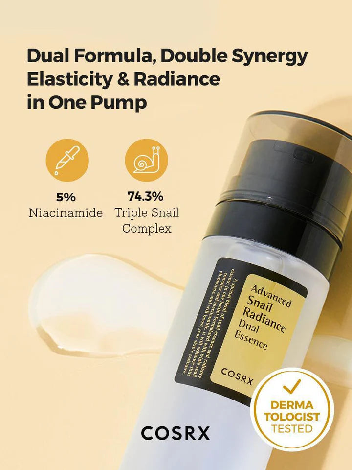 COSRX Esencia dual Advanced Snail Radiance