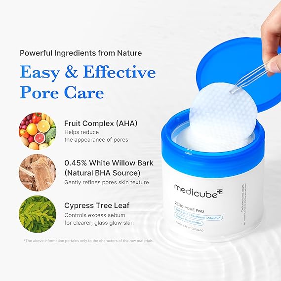 MEDICUBE Zero Pore Pads /Almohadillas de tóner facial